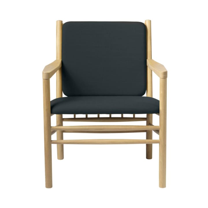 J147 lenestol - Oak nature lacquered-dark green - FDB Møbler