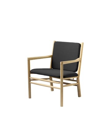 J147 lenestol - Oak nature lacquered-dark grey - FDB Møbler