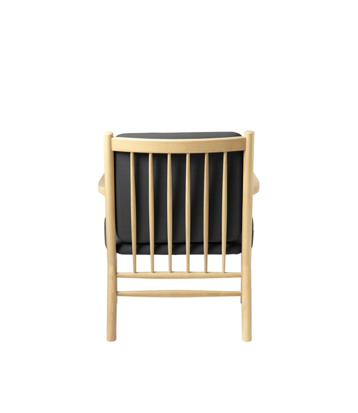 J147 lenestol, Oak nature lacquered-dark grey FDB Møbler
