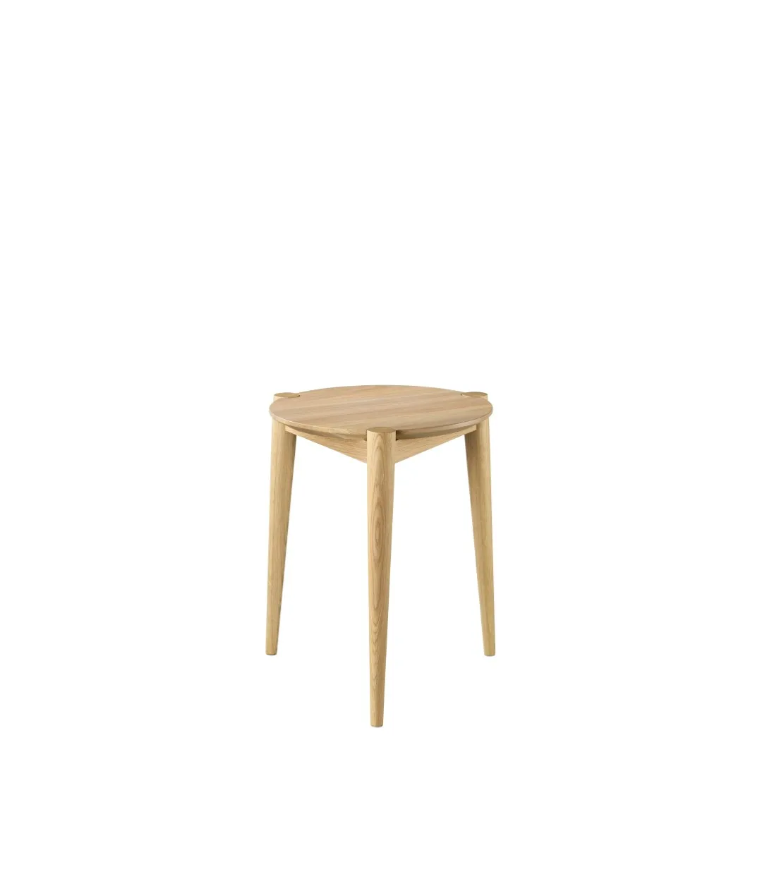 J160 krakk 35 cm, Oak nature lacquered FDB Møbler