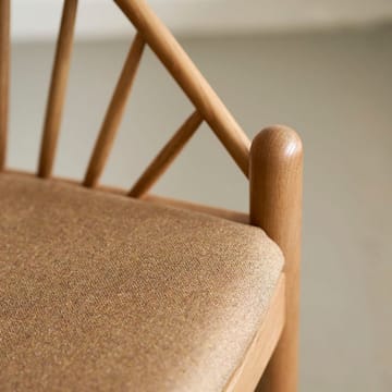 J166 Jørna stol - Smoked oak-brun - FDB Møbler