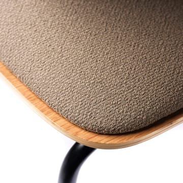 J183 Holmen armlenestol - Eik finer-black legs-taupe - FDB Møbler