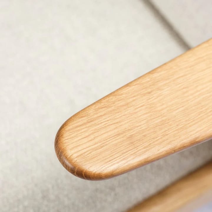 J53 lenestol, Oiled oak-beige FDB Møbler