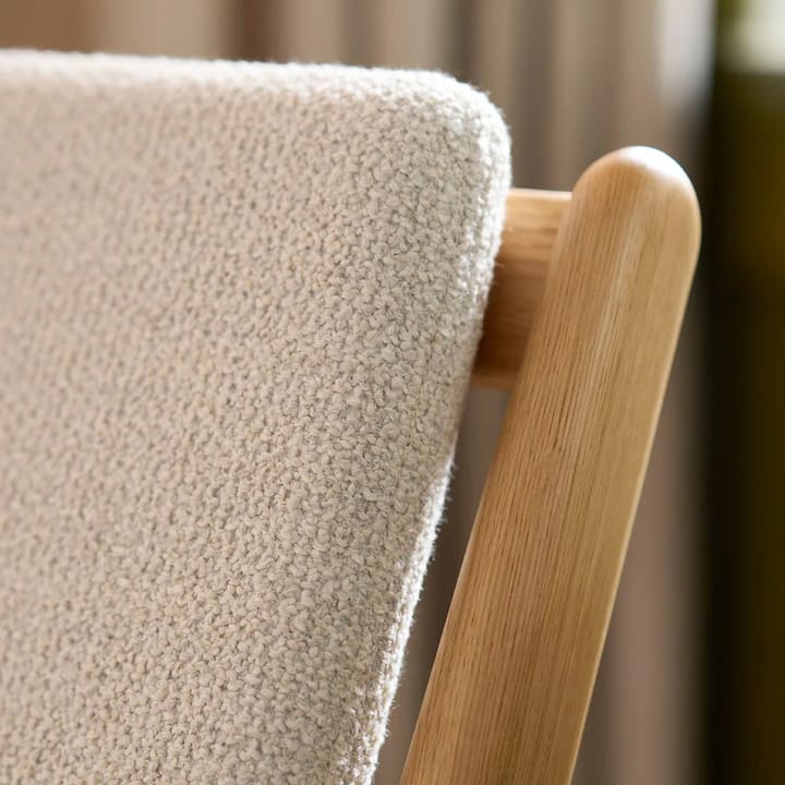 J53 lenestol, Oiled oak-beige FDB Møbler