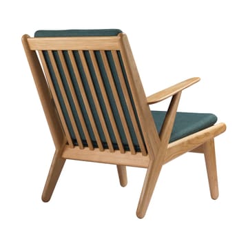 J53 lenestol - Oiled oak-green - FDB Møbler