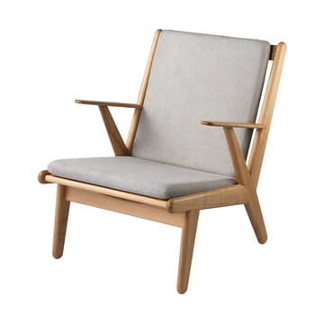 J53 lenestol - Oiled oak-light grey - FDB Møbler