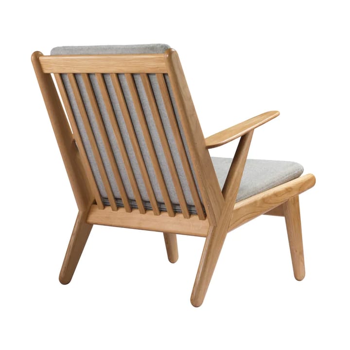 J53 lenestol, Oiled oak-light grey FDB Møbler