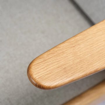 J53 lenestol - Oiled oak-light grey - FDB Møbler