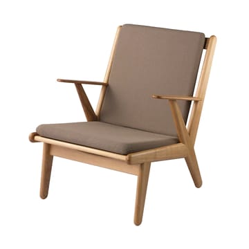 J53 lenestol - Oiled oak-taupe - FDB Møbler