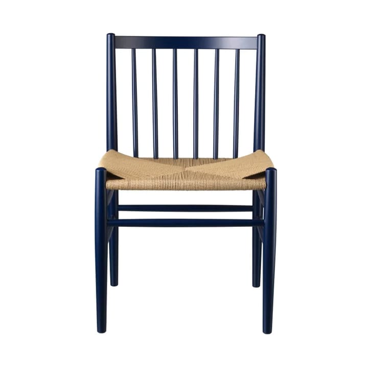 J80 stol - Steel blue bøk-papercord - FDB Møbler