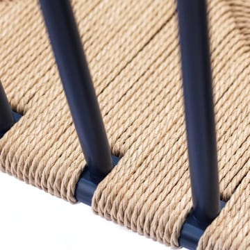 J80 stol - Steel blue bøk-papercord - FDB Møbler