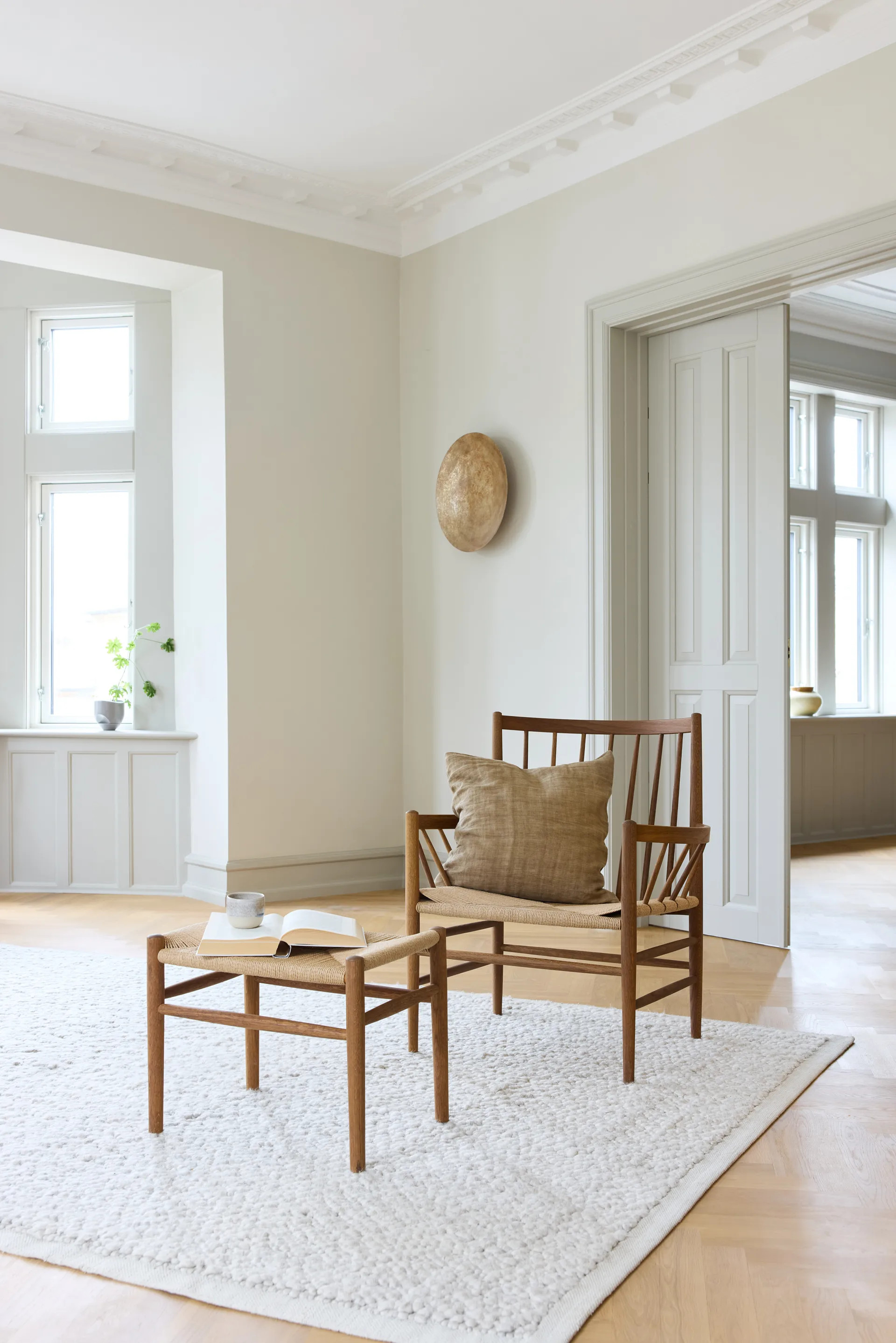 J83 krakk, Smoked oak oiled-nature FDB Møbler