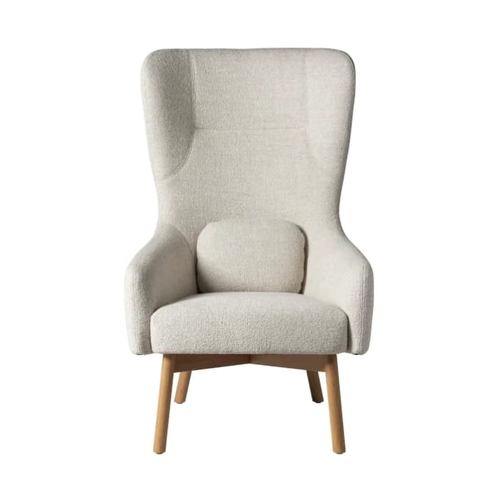 L35 Gesja Wing Chair lenestol - Beige-lakkert eik - FDB Møbler