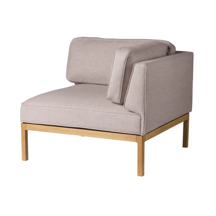L37 7-9-13 sofa modul høyre hjørne 90 cm, Stone-lakkert eik FDB Møbler