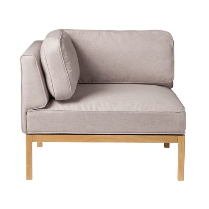 L37 7-9-13 sofa modul venstre hjørne 90 cm - Stone-lakkert oak - FDB Møbler