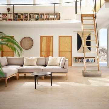 L37 7-9-13 sofa modul venstre hjørne 90 cm - Stone-lakkert oak - FDB Møbler