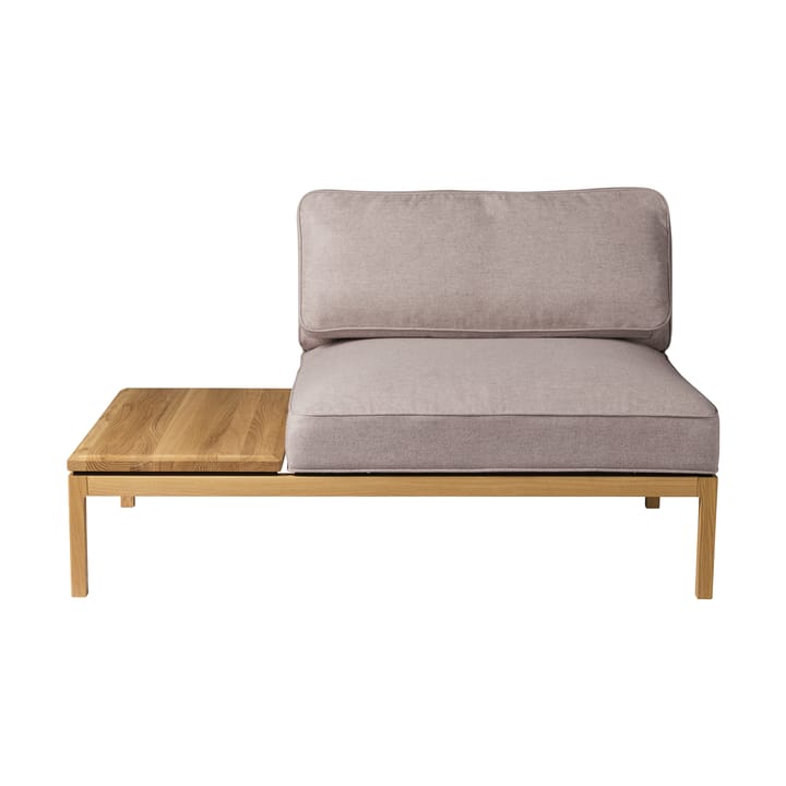 L37 7-9-13 sofamodul bord venstre 130 cm - Stone-lakkert eik - FDB Møbler
