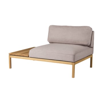 L37 7-9-13 sofamodul bord venstre 130 cm - Stone-lakkert eik - FDB Møbler