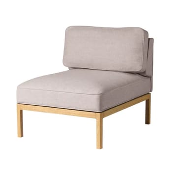 L37 7-9-13 sofamodul midtdel 70 cm - Sten-lakkert eik - FDB Møbler