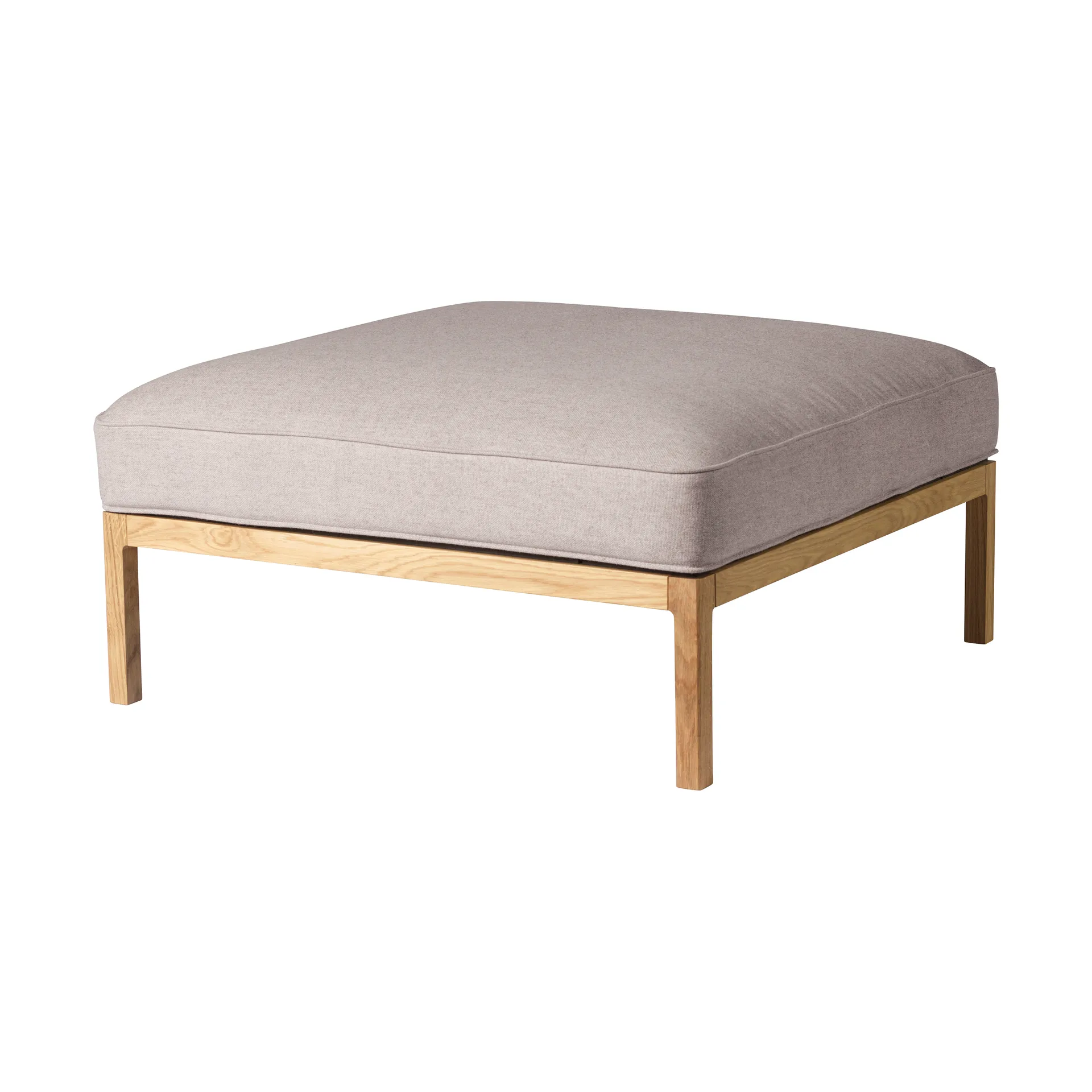 L37 7-9-13 sofamodul puff 90 cm, Stone-lacquered oak FDB Møbler