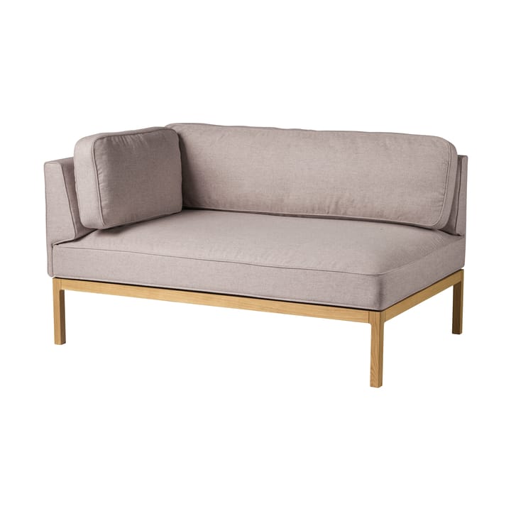 L37 7-9-13 sofamodul venstre hjørne 130 cm, Stone-lakkert eik FDB Møbler