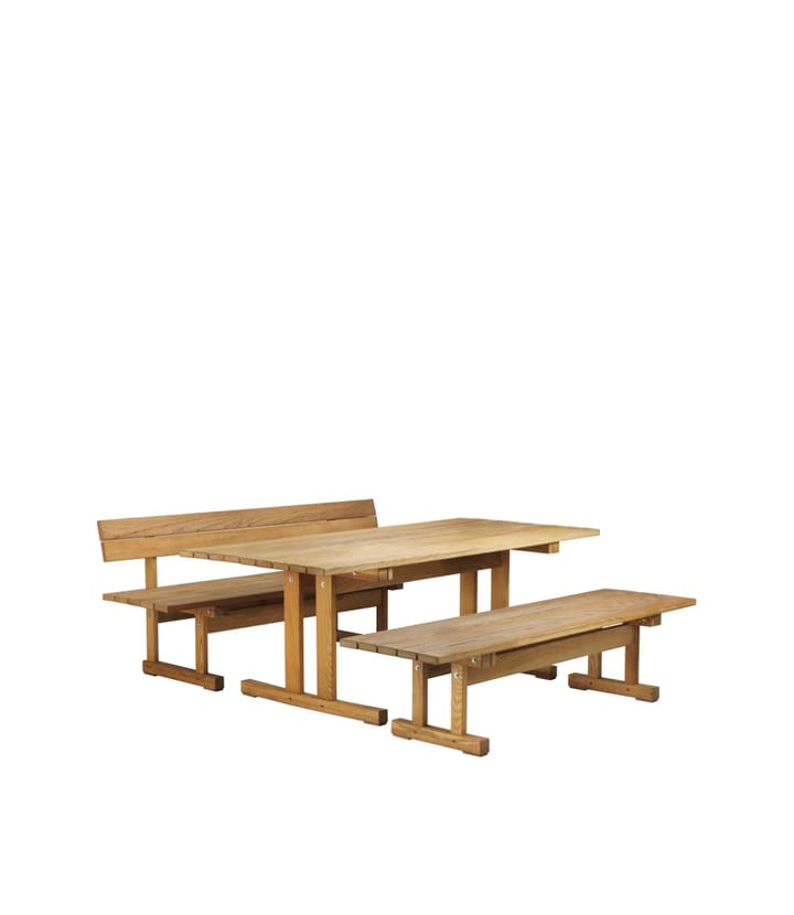 M15 Ermelunden benk, Ash nature grey FDB Møbler
