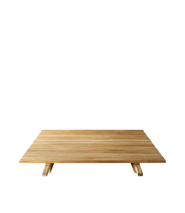 M4 Sammen Central Plate M2/M3 ileggsplate, 90x185 cm teak non treated FDB Møbler