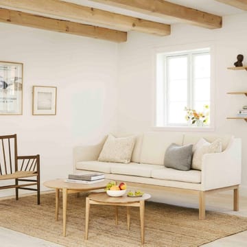 MK46 Mogens Koch 3-seters sofa - Lakkert eik-beige 90 - FDB Møbler