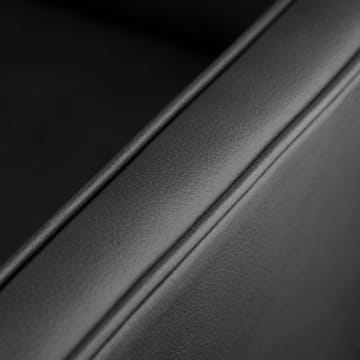 MK46 Mogens Koch 3-seters sofa - Lakkert eik-black leather - FDB Møbler