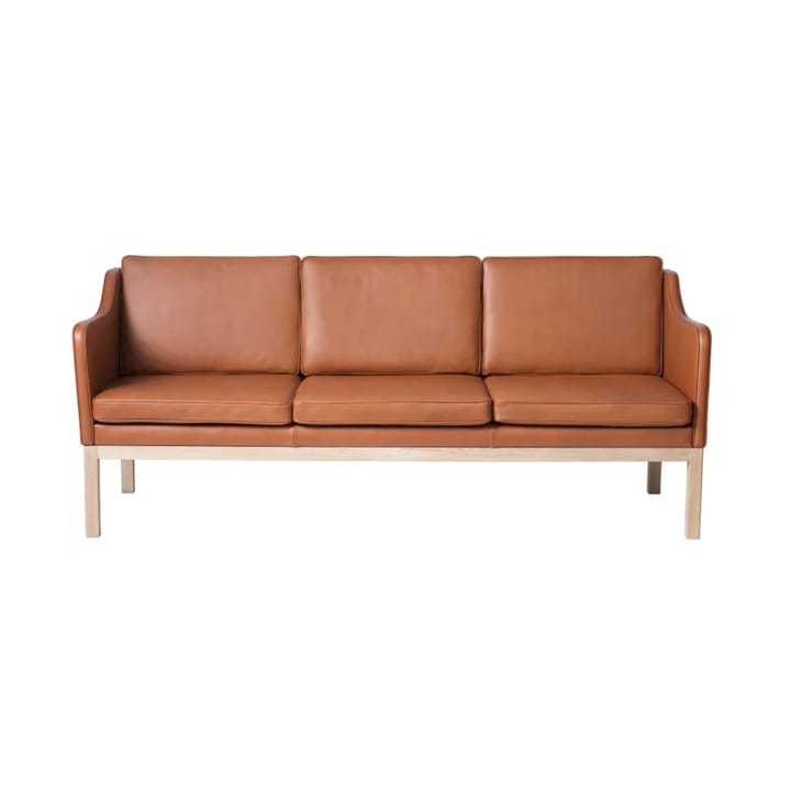 MK46 Mogens Koch 3-seters sofa - Lakkert eik-cognac leather - FDB Møbler