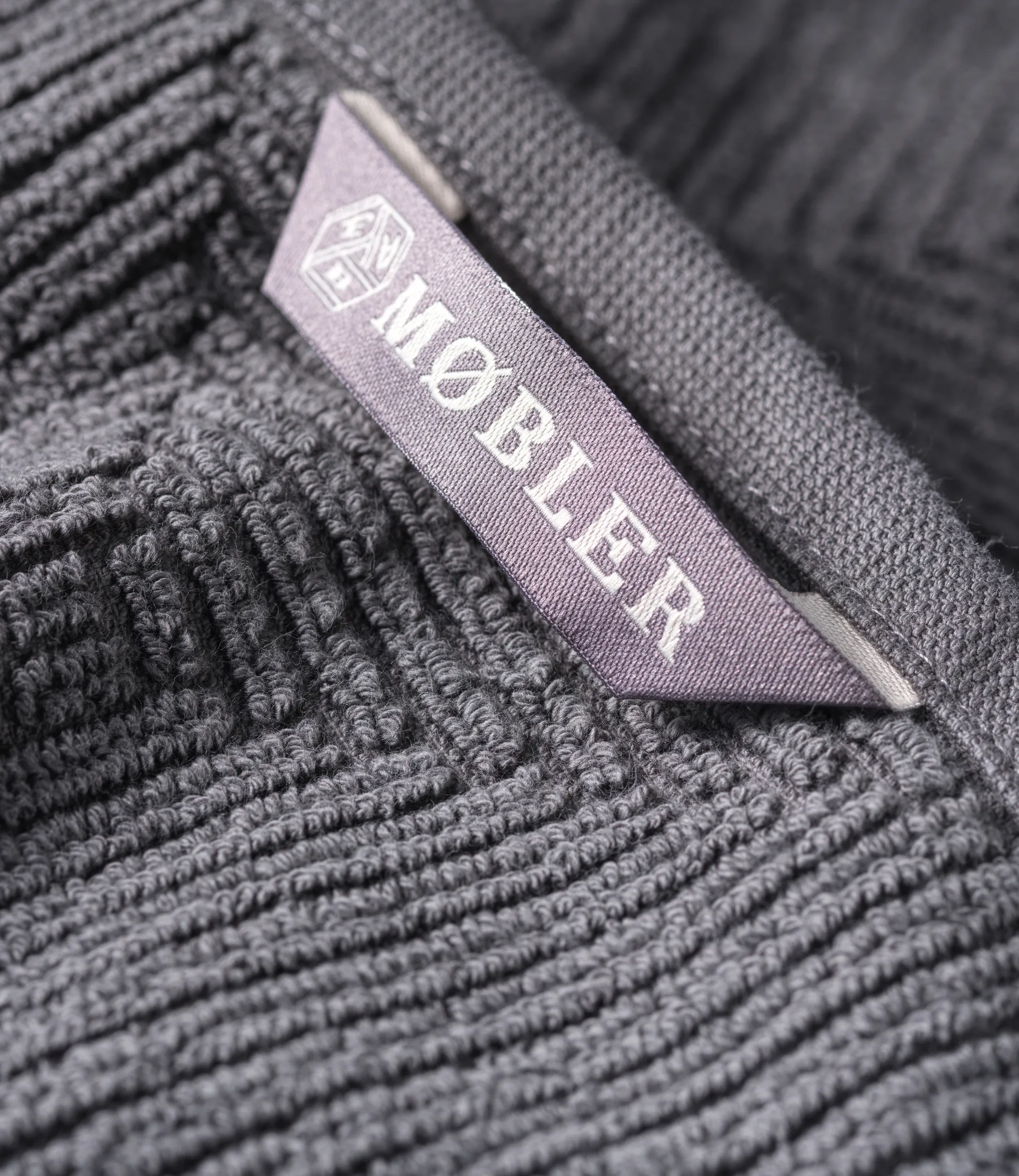 R33 Kirkeby håndklesett 4 deler, Granite gray FDB Møbler