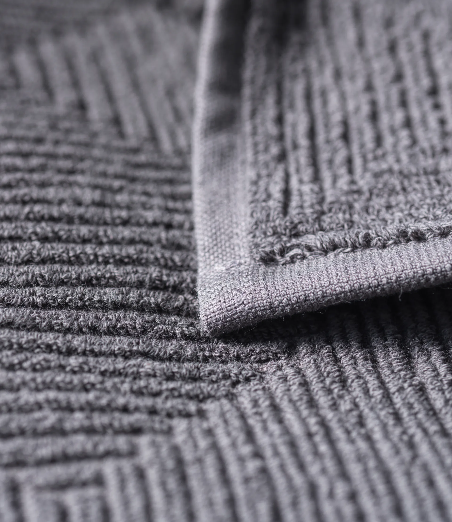 R33 Kirkeby håndklesett 4 deler, Granite gray FDB Møbler