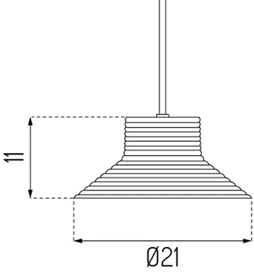 U11 Sletterhage pendel lampe - Aluminium-opalglass - FDB Møbler
