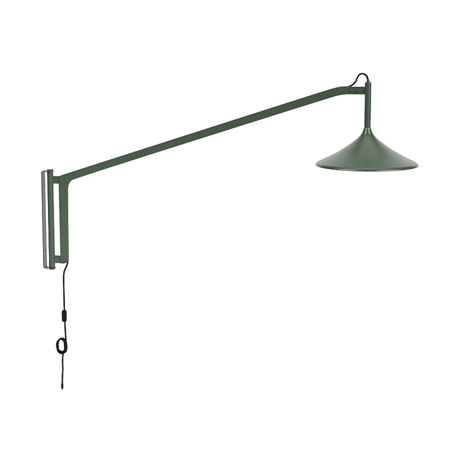 U17 Hasle vegglampe, Olive green, 134 cm FDB Møbler