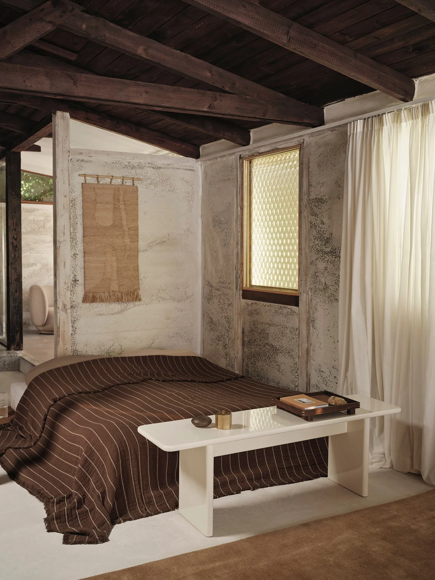 Aires sengeteppe 240x250 cm, Stone Ferm Living