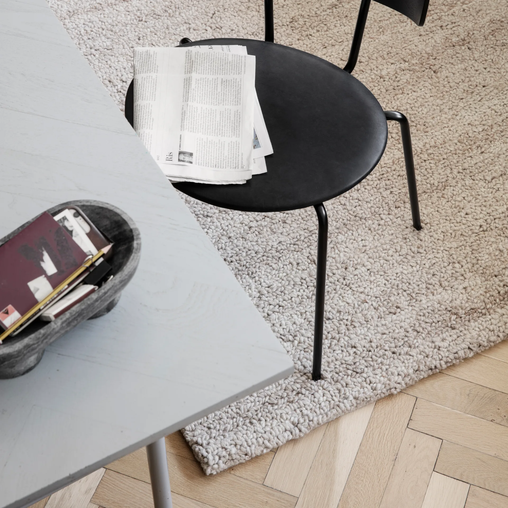 Alza skål, svart Ferm Living