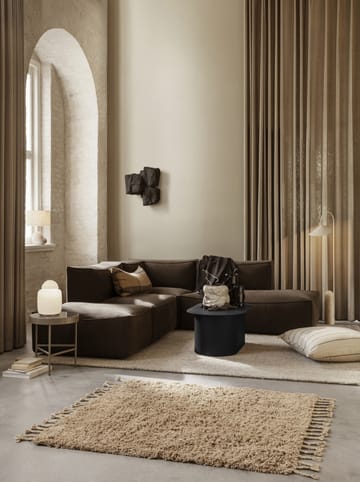 Amass long pile teppe 140 x 140 cm - White Pepper - Ferm Living