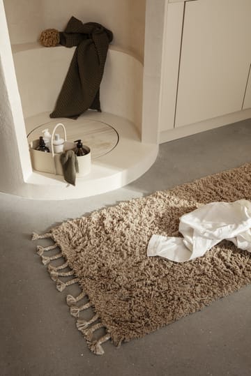 Amass long pile teppe 70 x 140 cm - White Pepper - Ferm Living