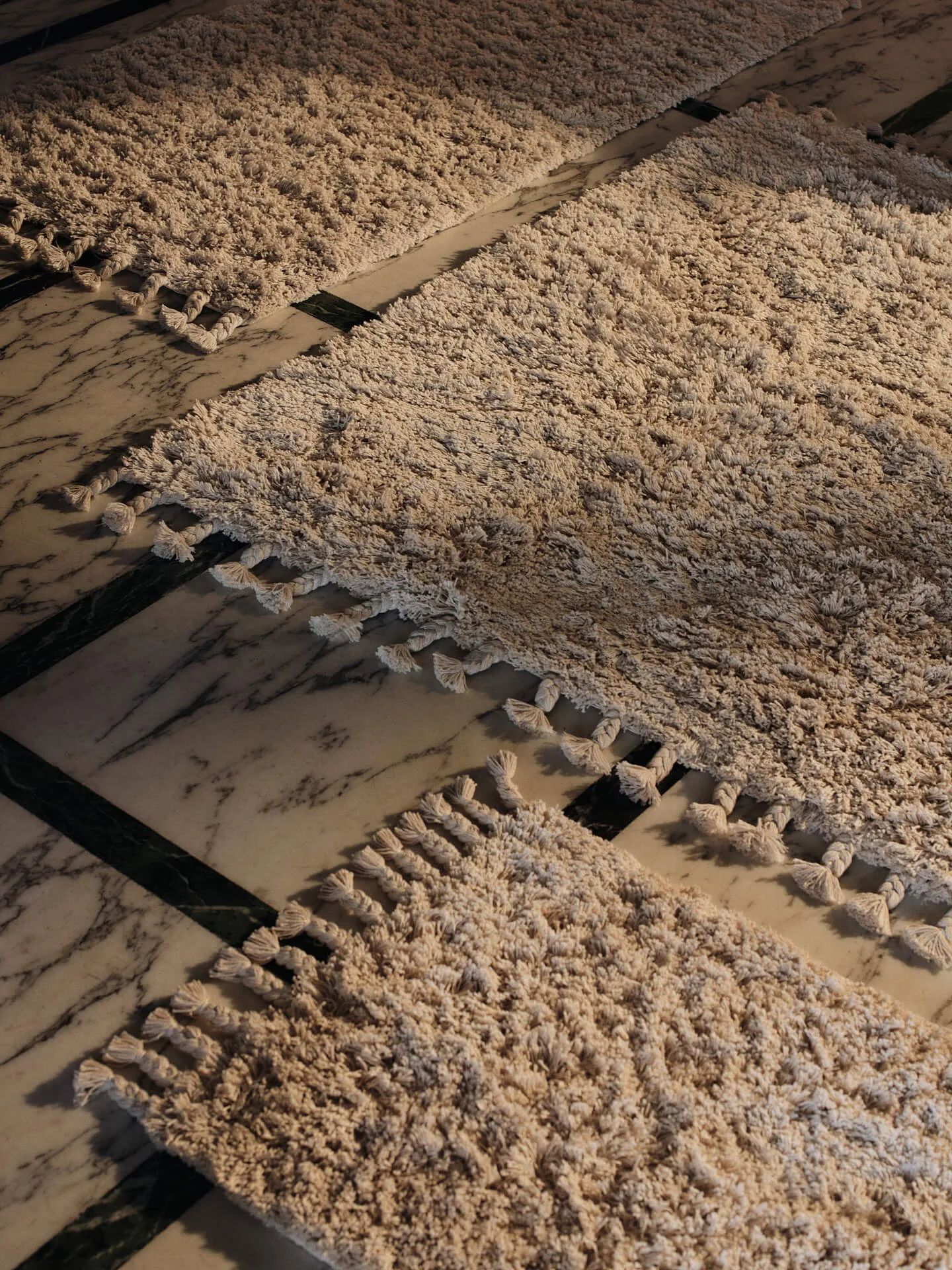 Amass long pile teppe 70 x 50 cm, Off-white Ferm Living