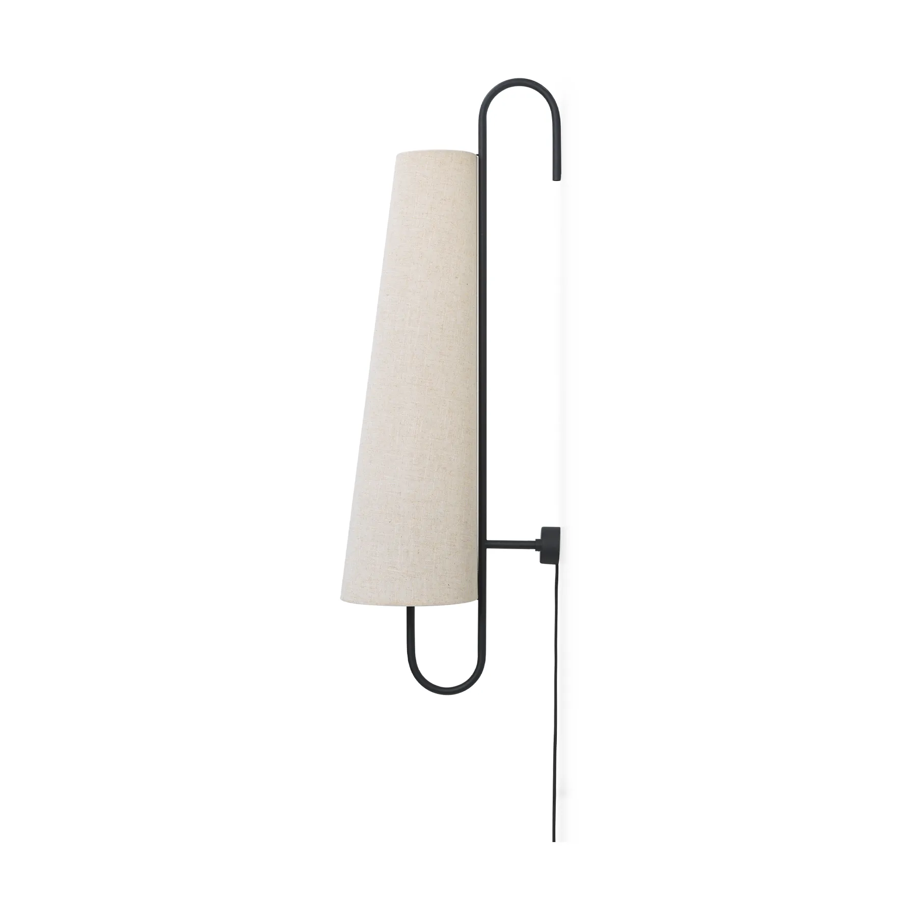 Ancora vegglampe, Black-Natural Ferm Living