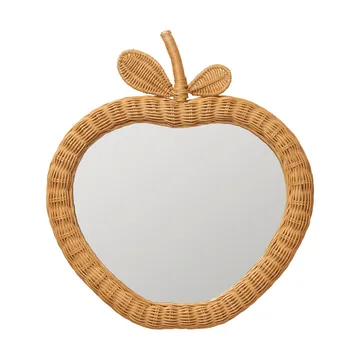 Apple braided speil - Natural, 40x3x45 cm - Ferm Living