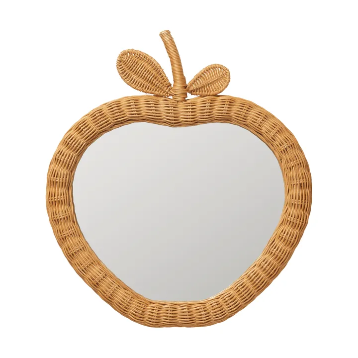 Apple braided speil - Natural, 40x3x45 cm - Ferm Living
