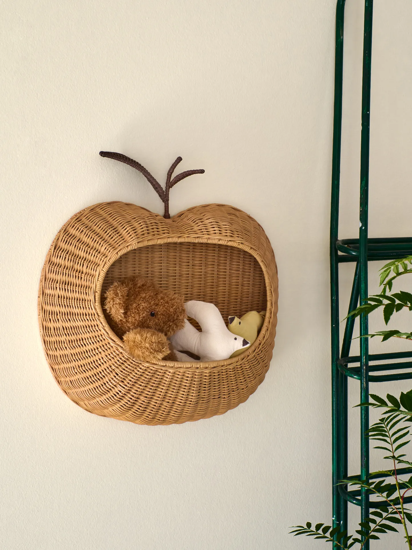 Apple vegghylle, 49,6x52 cm Ferm Living