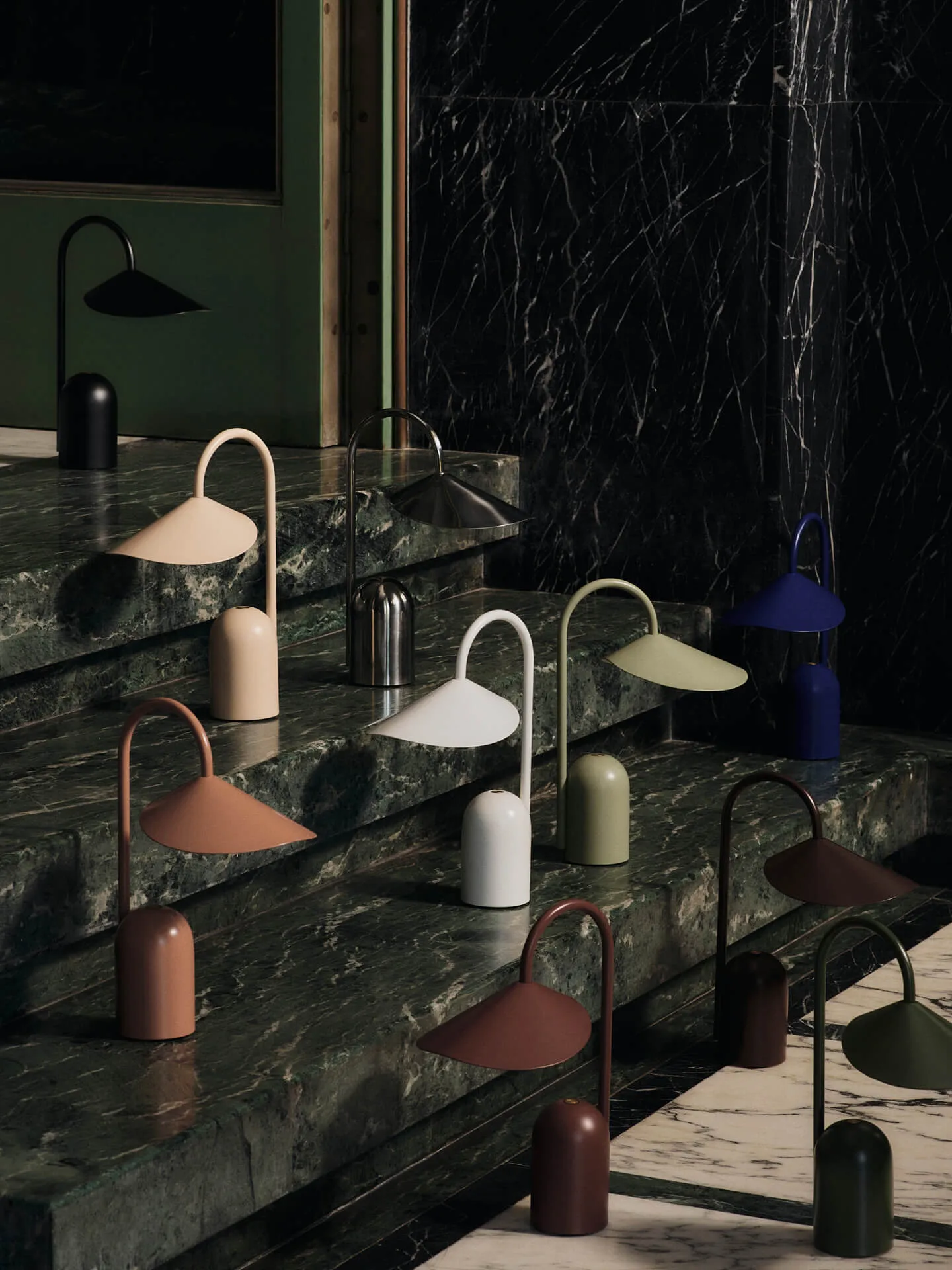 Arum bærbar lampe, Stainless steel Ferm Living