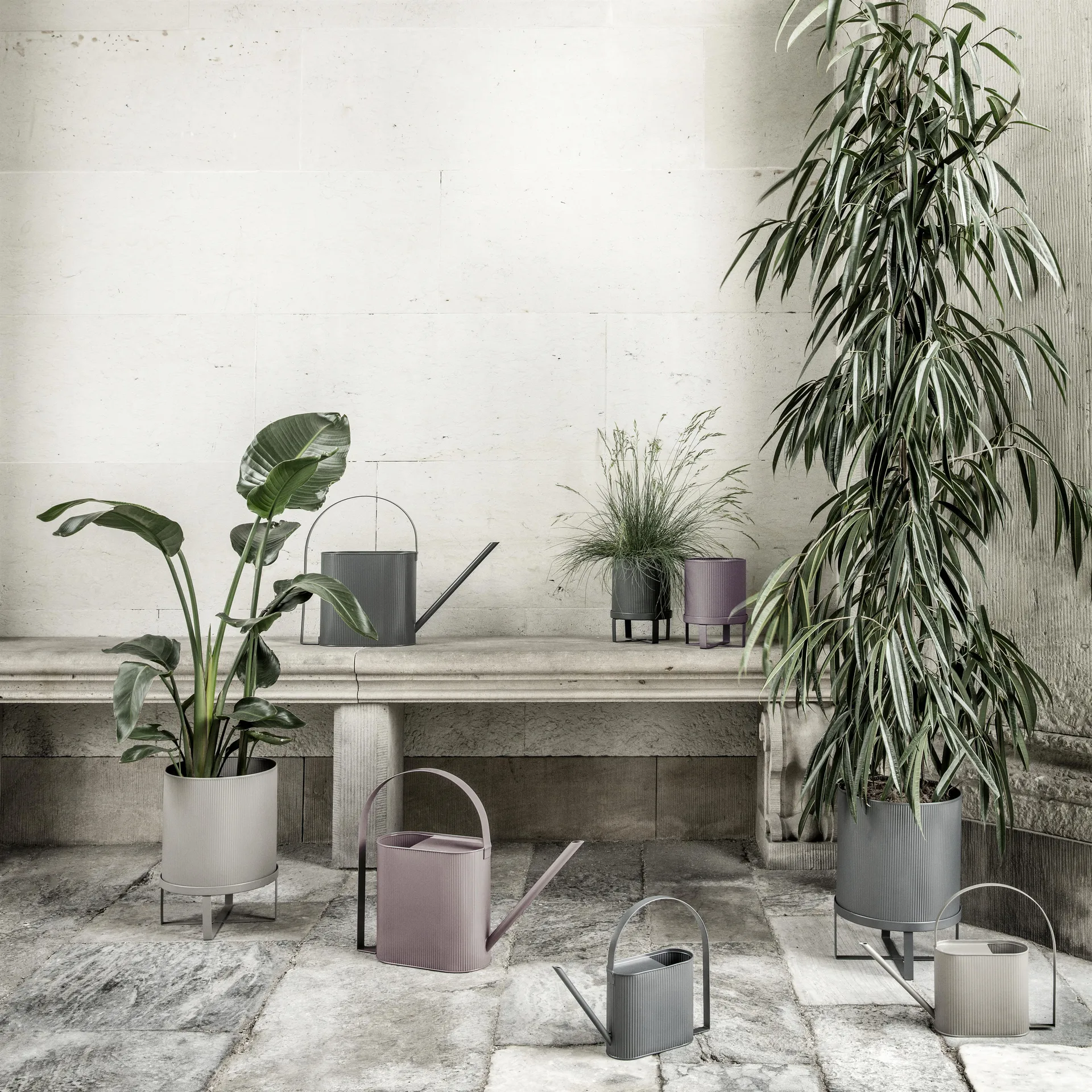 Bau blomsterpotte small Ø18 cm, grå Ferm Living