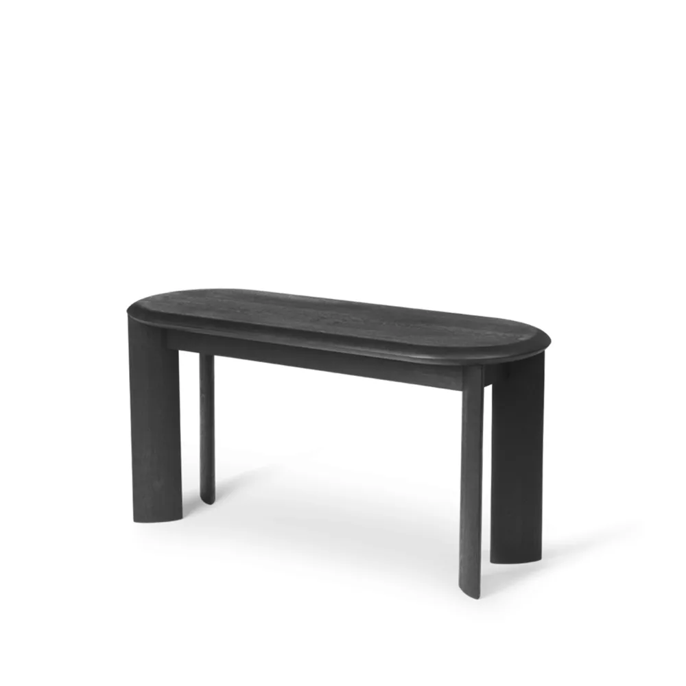 Bevel benk 90 cm, Svartoljet eik Ferm Living