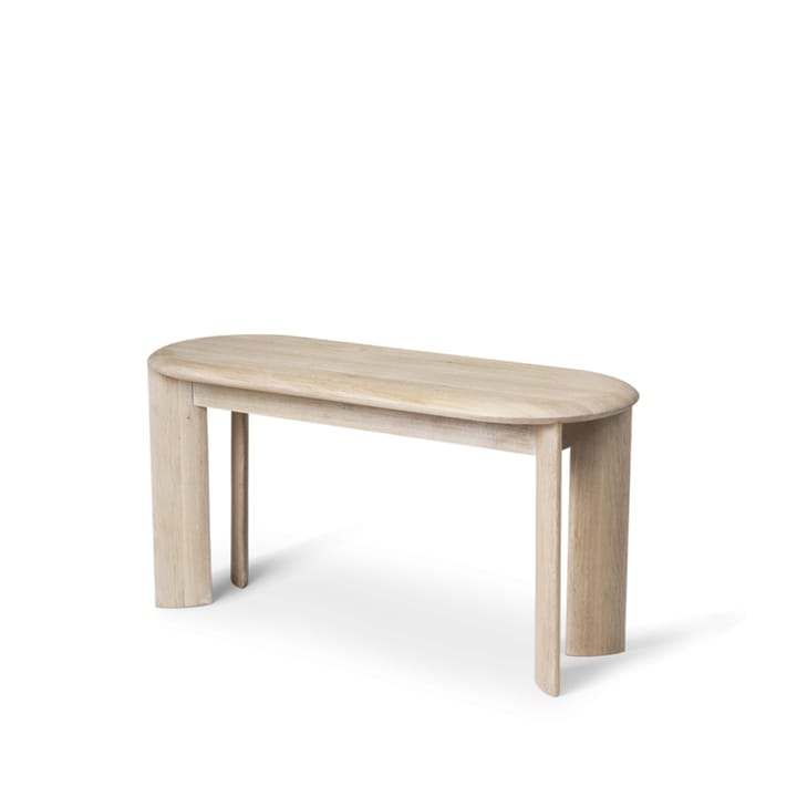 Bevel benk - oak white oiled - Ferm Living