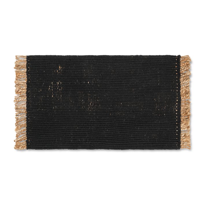 Block dørmatte 50 x 80 cm - Black-natural - Ferm Living