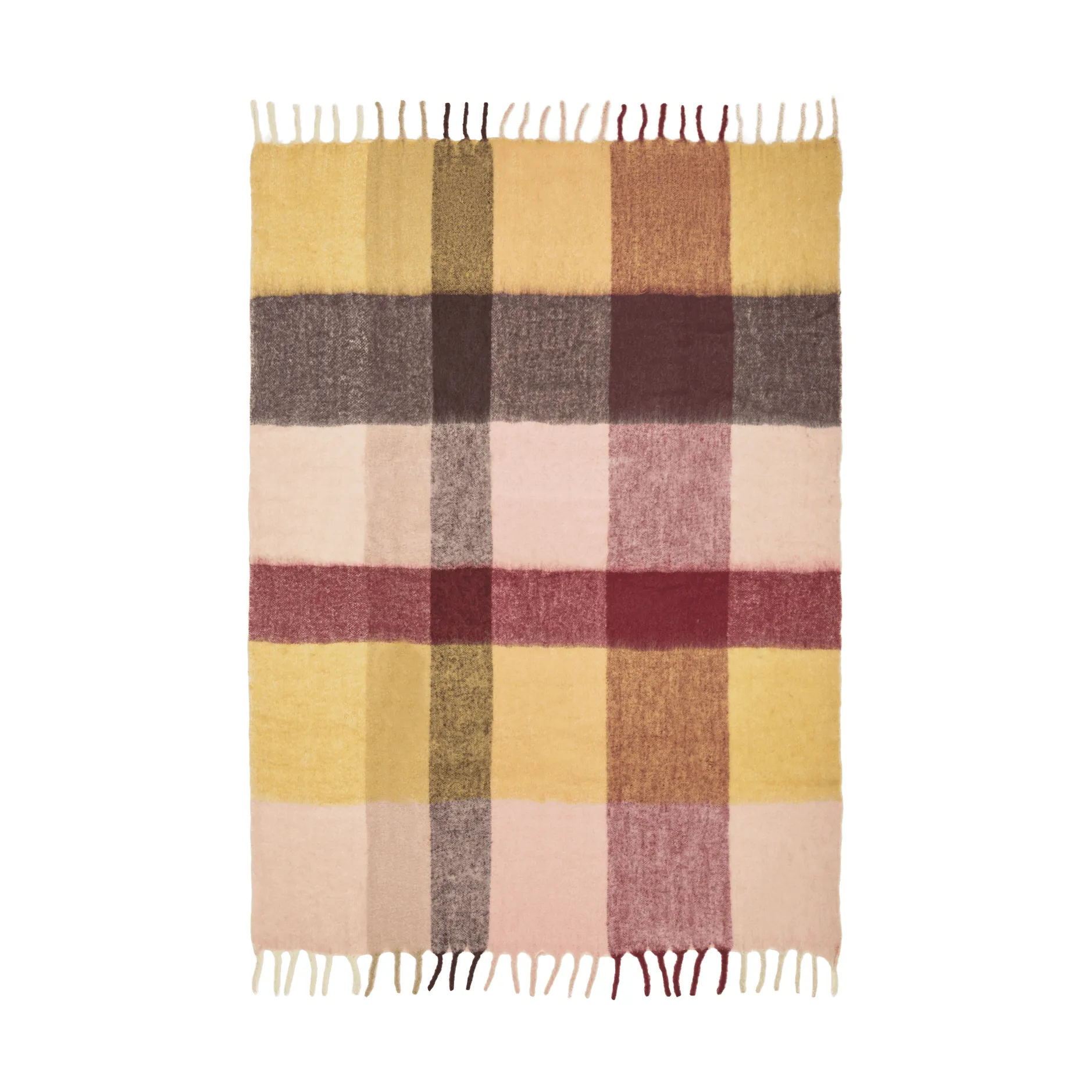 Blur mohair pledd, Butter-pale rose, 130x170 cm Ferm Living