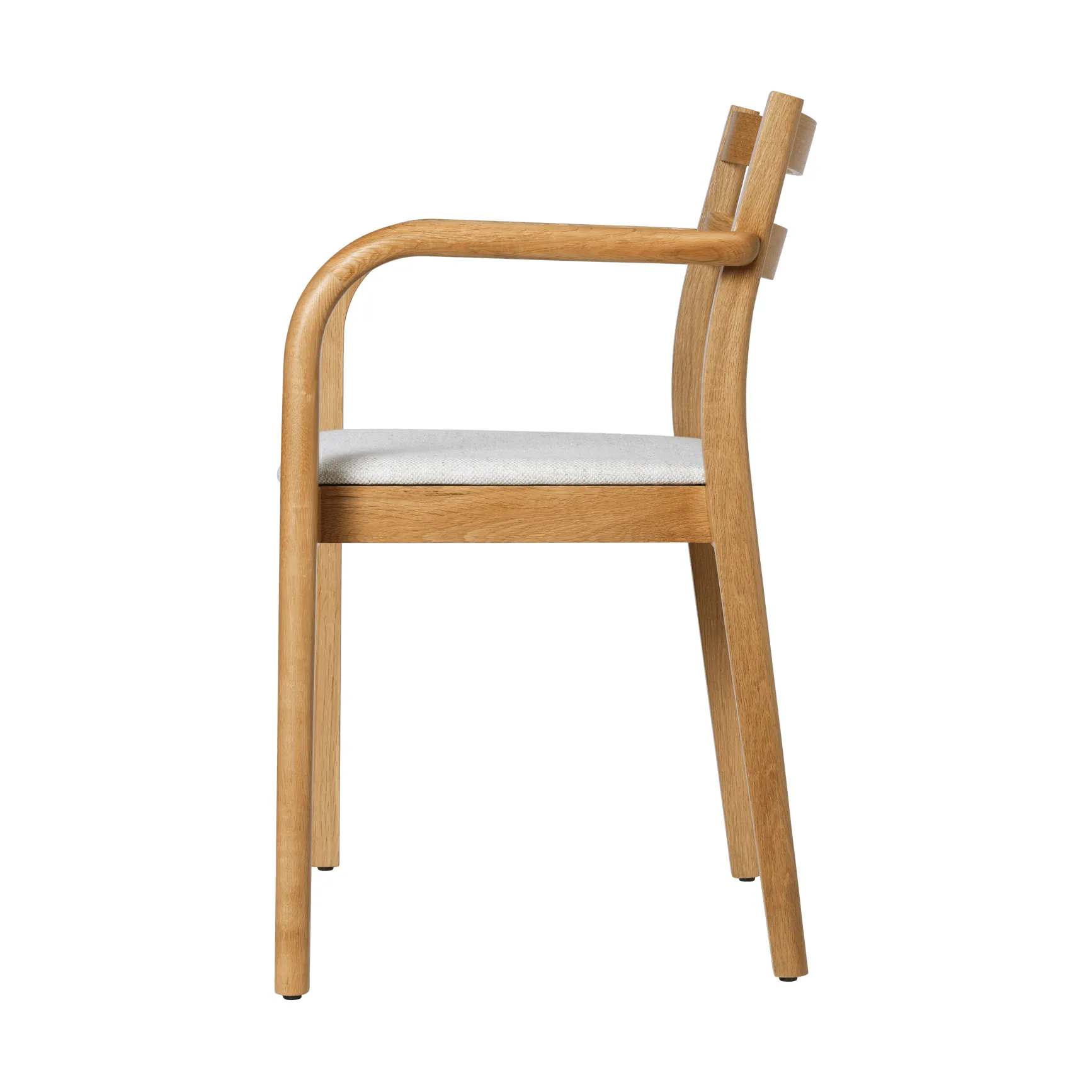 Boda karmstol, Polstret sete, natural oak-off-white Ferm Living